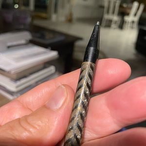 Vintage carbon mechanical metal pencil